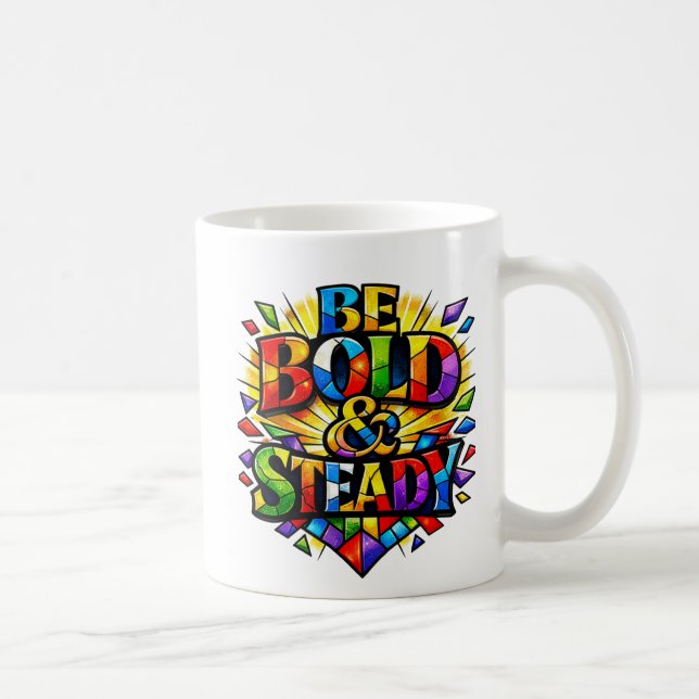 Stain glass design coffee mug (Right)