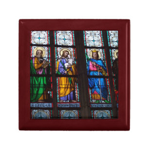 Stain glass inspired gift box