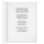 Stain Glass Lily Card (Inside (Right))