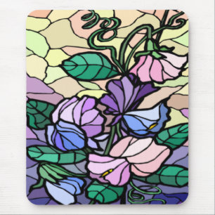 Stain Glass Lily Of The Field Mousepad