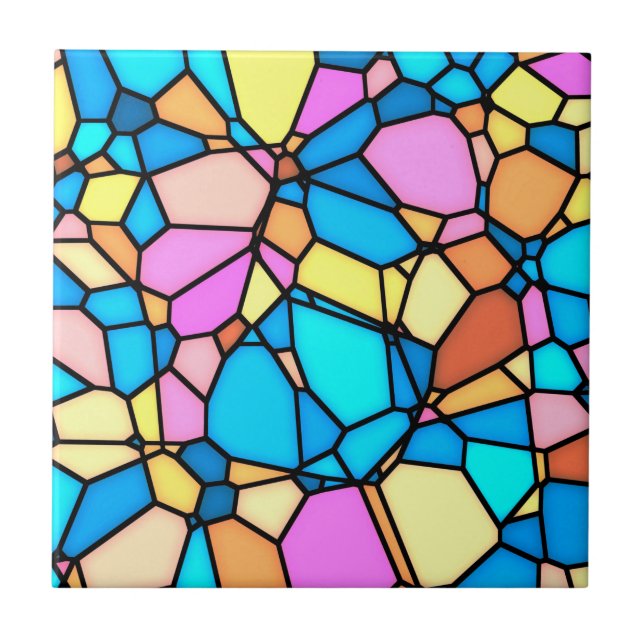 Stain Glass Lite Ceramic Tile (Front)