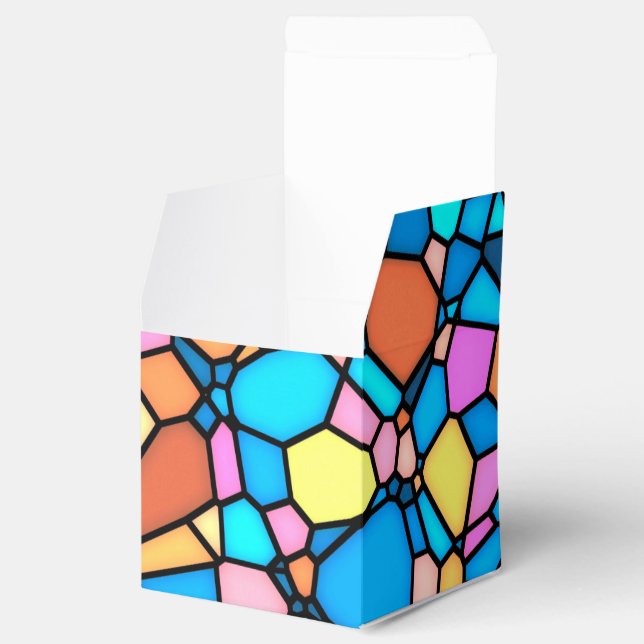 Stain Glass Lite Favor Boxes (Opened)