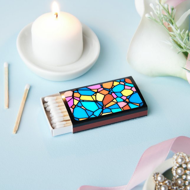 Stain Glass Lite Matchboxes (Insitu)