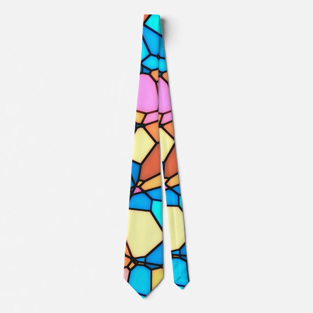 Stain Glass Lite Neck Tie (Front)