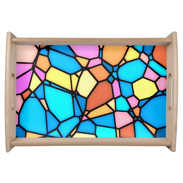 Stain Glass Lite Serving Tray (Front)