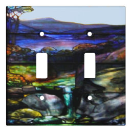 Stain Glass Nature Light Switch Cover