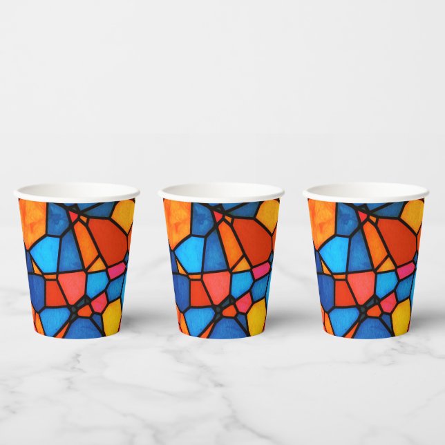 Stain Glass Paper Cups (Multi)