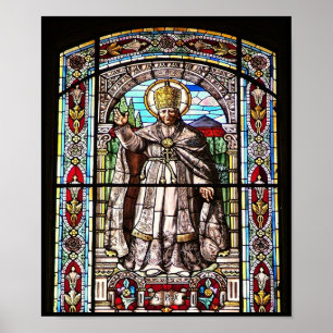 Stain glass poster