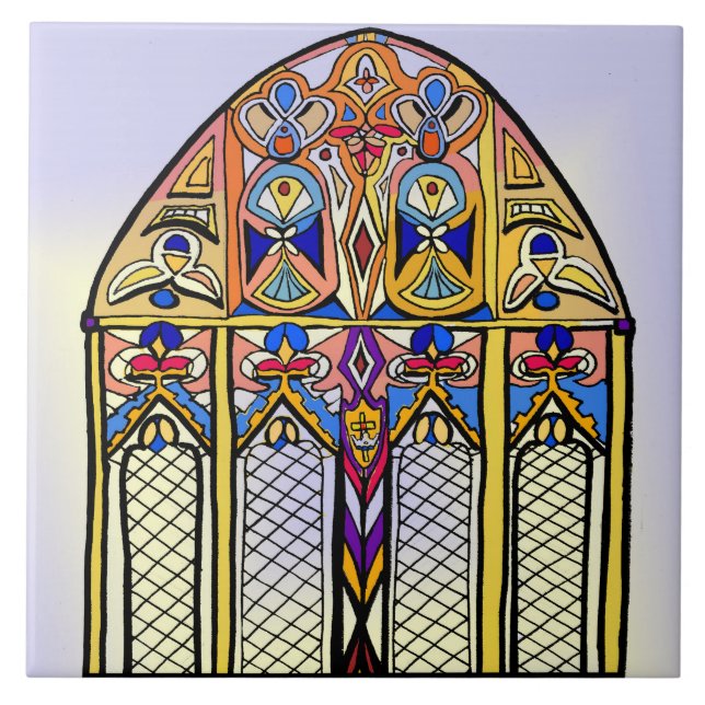 Stain Glass Tile (Front)