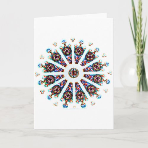 Stain Glass Window Holiday Card