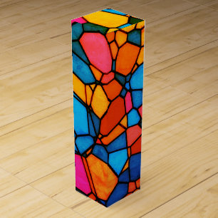 Stain Glass Wine Box