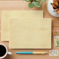 Blank Yellowed Antique Paper