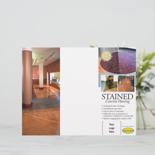 Stained Concrete Brochure (Standing Front)
