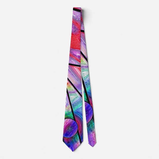 Stained Glass 3 Neck Tie (Front)