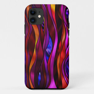 Stained Glass Abstract iPhone 11 Case