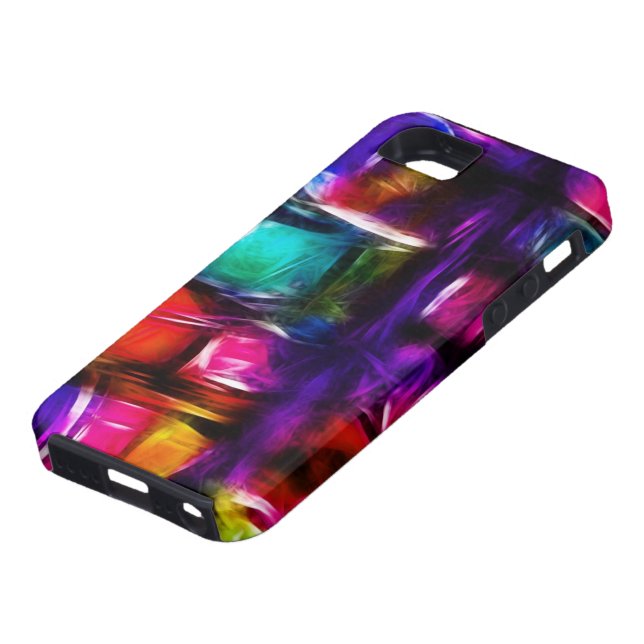 Stained Glass Abstract [iPhone4] Case-Mate iPhone Case (Bottom)