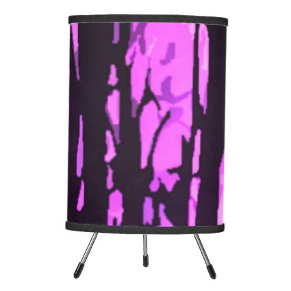 Stained Glass Abstract Purple Sunset Lamp