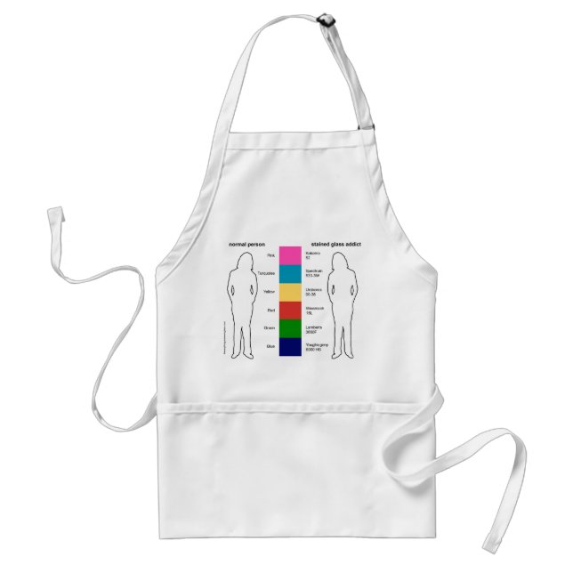 Stained Glass Addict Apron (Front)