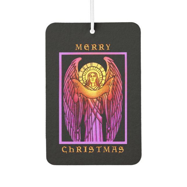 Stained Glass Angel  Air Freshener (Front)