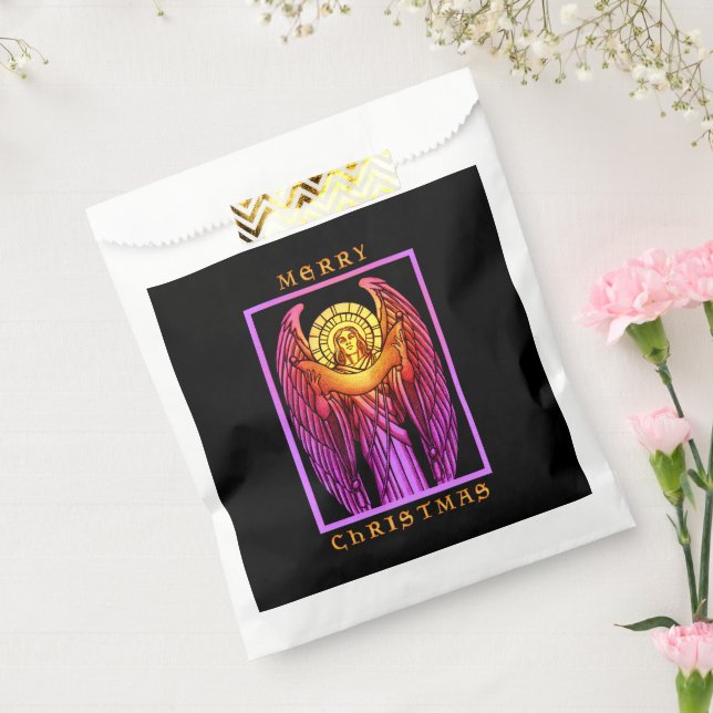 Stained Glass Angel Favor Bags (Sealed)