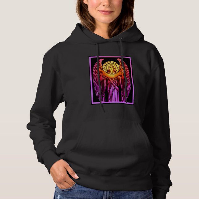 Stained Glass Angel  Hoodie (Front)