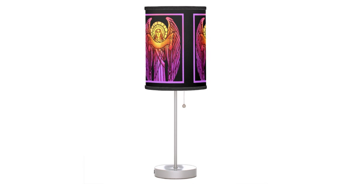 Stained Glass Angel Lamp | Zazzle