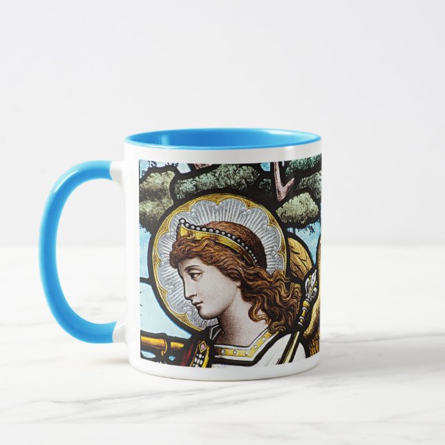 Stained Glass Angel Mug (Left)