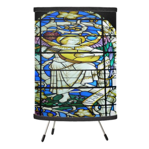 Stained glass Angel Tripod Lamp