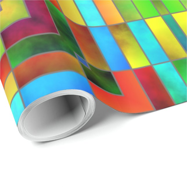 Stained Glass Art 3 Wrapping Paper (Roll Corner)
