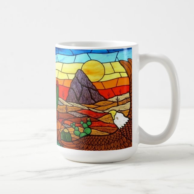 STAINED GLASS ART by David Smith MUG 01 (Right)