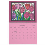 Stained Glass Art Calendar