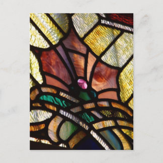 Stained Glass At The San Diego Maritime Museum Postcard