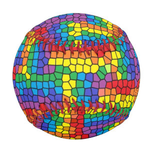 Stained Glass Baseball