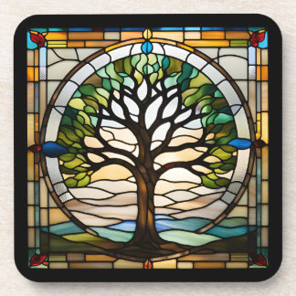 Stained Glass Beverage Coaster