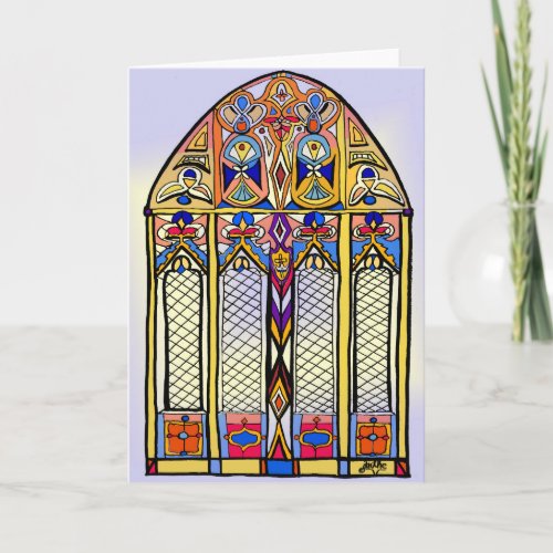 Stained Glass Blank Card