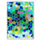 Stained Glass Blue : Artistic Signature Graphics