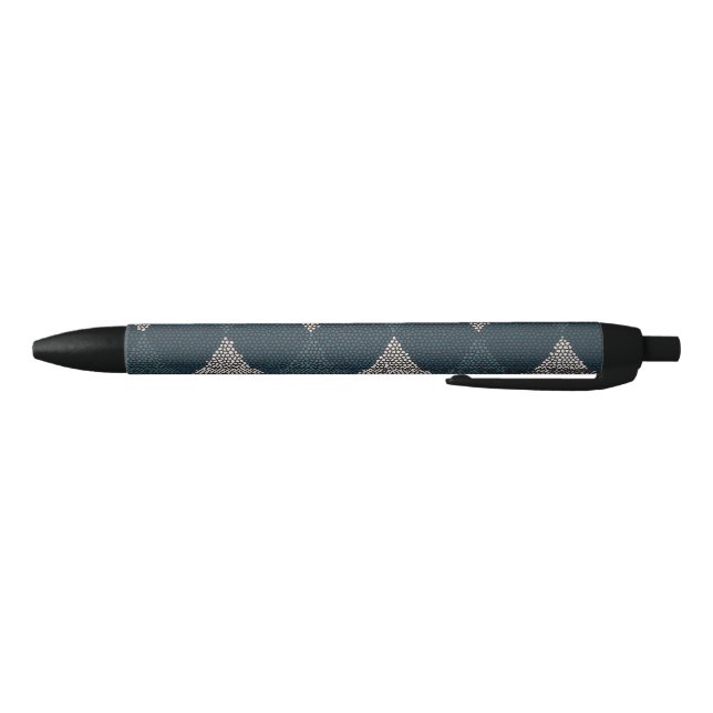 Stained Glass Blue Diamond Pen (Bottom)