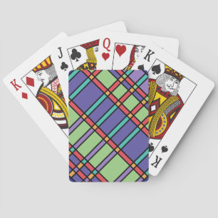 Stained Glass Bright Colors Poker Cards