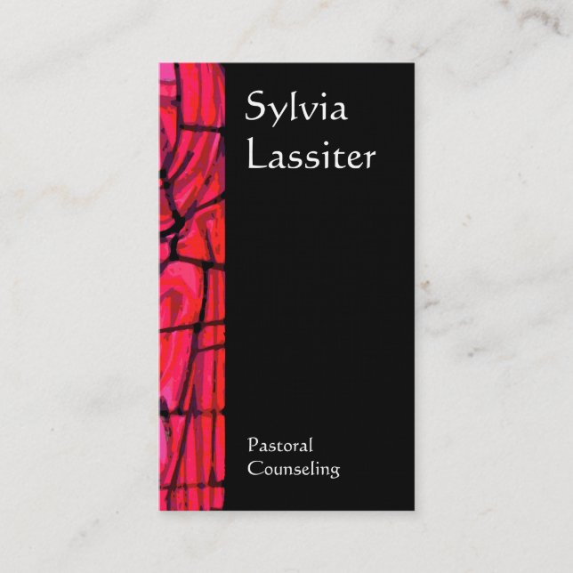 Stained Glass Business Card (Front)