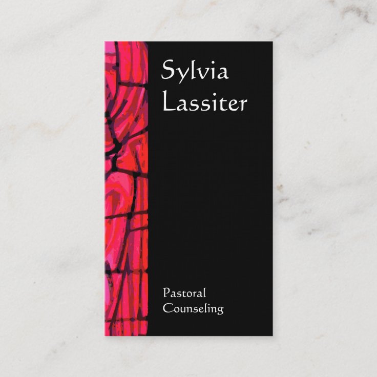 Stained Glass Business Card Zazzle