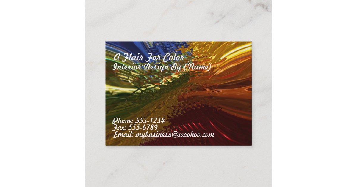Stained Glass Business Card Zazzle