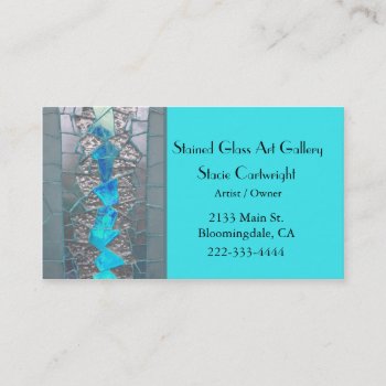 Stained Glass Business Card by Hannahscloset at Zazzle