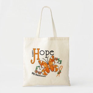 Stained Glass Butterfly MS Tote Bag