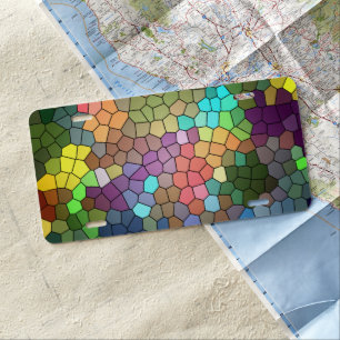 Stained Glass by Shirley Taylor License Plate