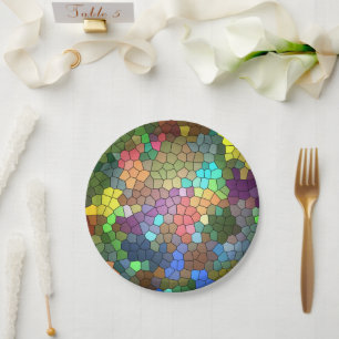 Stained Glass by Shirley Taylor Paper Plates