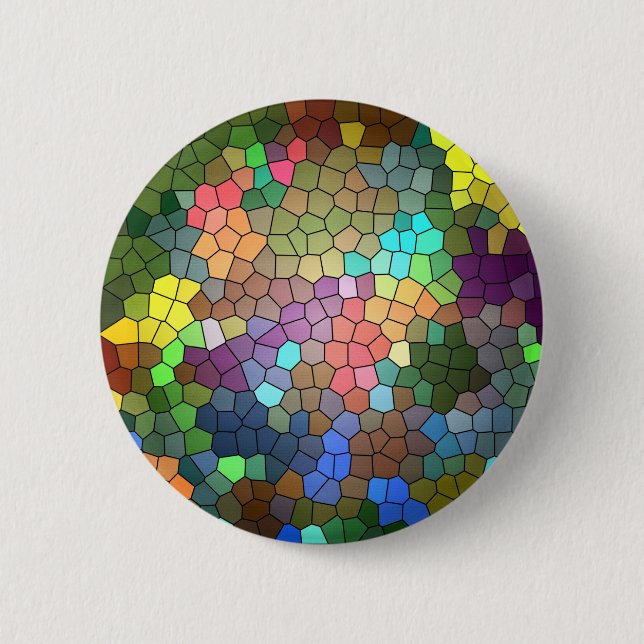Stained Glass by Shirley Taylor Pinback Button (Front)