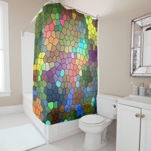 Stained Glass by Shirley Taylor Shower Curtain