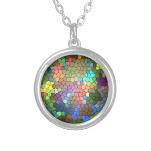 Stained Glass by Shirley Taylor Silver Plated Necklace