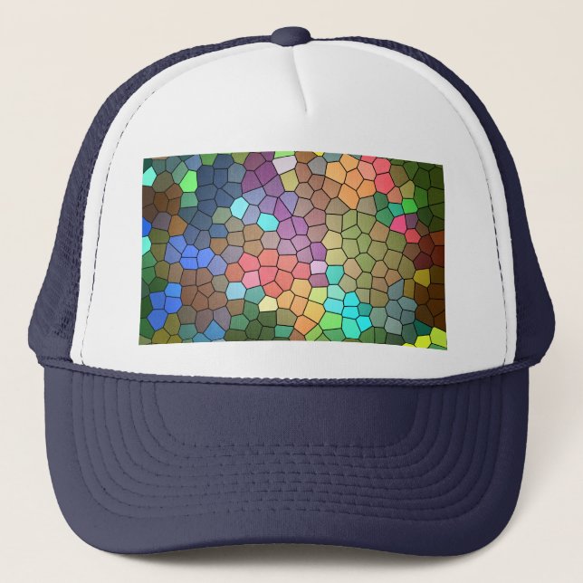 Stained Glass by Shirley Taylor Trucker Hat (Front)