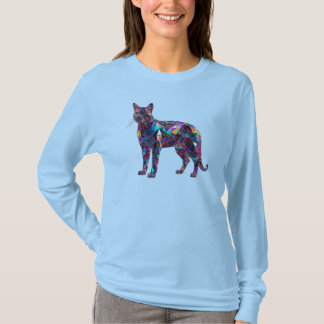 Stained Glass Cat T-Shirt